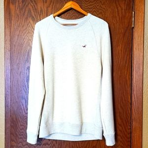 NWOT Hollister Mens Cream Sweater